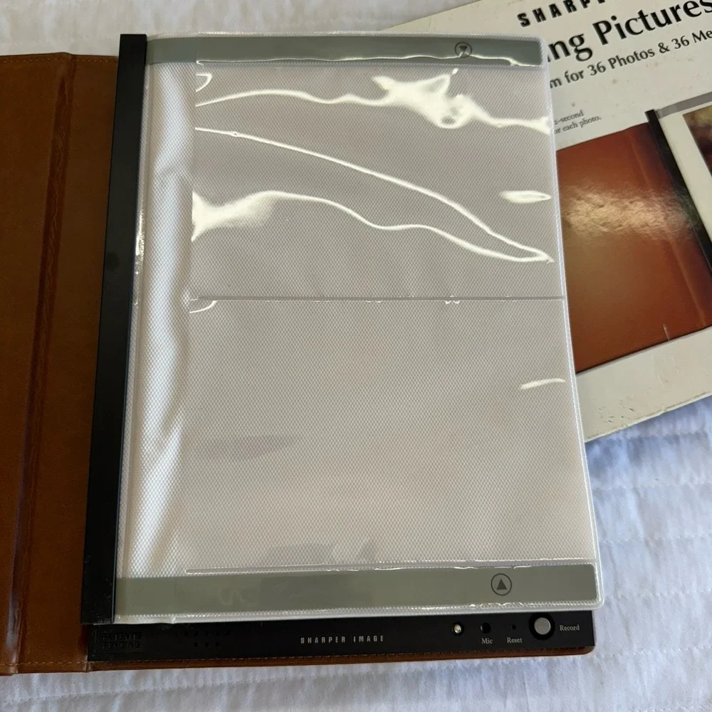 Sharper‎ Image Talking Pictures 36 Pictures / Messages Album NEW OPEN BOX